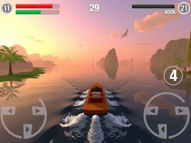 Backwaters Calm Cruise Gameplay Screenshot